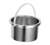 DECORNIJIA Crisol de Cera para Depilarse 1 Unidad 500 Ml Aluminio Resistente para Calentador de Cera Depilatoria Uso Profesional y Doméstico Accesorio Reemplazo