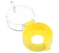 DECORNIJIA Cubierta Protectora del Pulsador de Parada de Emergencia Protector de Botón de Interruptor de Pared Amarillo Tamaño 55X37 MM Resistente a Impactos para Seguridad Industrial
