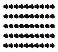 DECORNIJIA Cubiertas de Red y Tapones de Silicona para Rj45, Diseño Práctico y Duradero, Protección Antipolvo Líquidos, 50 Unidades para Uso Informático Diario