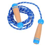 DECORNIJIA Cuerda de Salto Ajustable para Mango de Madera Resistente Diseño Animal Atractivo Cuerda Regulable para Exteriores y Coordinación Juguete de Ejercicio Preescolar