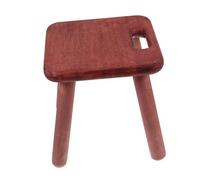 DECORNIJIA De Madera Portátil para Asiento con Manijas Escalón Práctico para Baño y De y Transportar