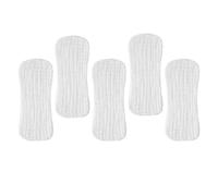 DECORNIJIA de Pañales de Algodón Puro Lavables 5 Piezas, Talla Pequeña 35X15 CM, Transpirables, Reutilizables y Elásticos para Recién Nacidos 0-3 Meses, Insertos Absorbentes para Cambio