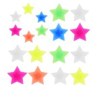 DECORNIJIA Decoraciones para Radios de Bicicleta Infantil 36 Piezas Estrellas Pentagrama Plástico Resistente Accesorios para Ruedas Colores Vibrantes y Decoración Ciclismo Niñas