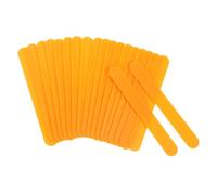 DECORNIJIA Depresores Linguales De Plástico 20 Piezas, Supresores Linguales Ergonómicos De Color Naranja, Aptos Para Entrenamiento Oral y Examen Bucal Infantil, Para Cuidado y Higiene Bucal En Niños