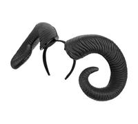 DECORNIJIA Diadema Creativa de Cuernos Negros para Halloween Accesorio Cómodo y Seguro para Fiestas Temáticas y Maquillaje Festivo Unisex para Adultos