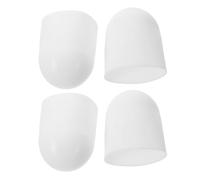 DECORNIJIA Difusor de Luz para Linterna de Mano 4 Piezas, Cubierta Difusora de Silicona Antideslumbrante, Compatible Luces LED de 51-54 Mm, Protección Suave para Camping y Senderismo