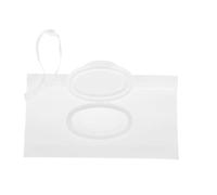 DECORNIJIA Dispensador Portátil de Toallitas Transparente con Tapa Abatible Reutilizable y Recargable Contenedor Compacto para Toallitas de Viaje Compatible con Cochecitos y Mochilas Diseño