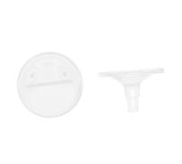 DECORNIJIA Esfera de con Grabado Interior y Base para Fuente Decorativa Feng Shui Adorno de Prosperidad y para Interior y Exterior Accesorio Versátil para Peceras y Bandejas de Té Vidrio