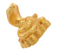 DECORNIJIA Estatua de Serpiente de Resina Decorativa para Escritorio Figura Realista para Jardín y Bonsái Adorno para Ritos de Primavera y Decoración de Mesa