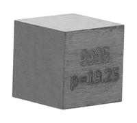 DECORNIJIA Experimento Científico Cubo De Tungsteno Metal Herramienta Aprender Química Cubo De Densidad Colección Escuela