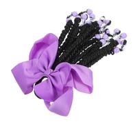 DECORNIJIA Extensiones De Cabello Trenzado Postizo Para Mujer, Coleta Sintética Color, Suave y Natural, Niñas y Adolescentes, Uso En Fiestas y Viajes, Sin Enredos