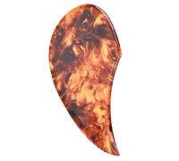 DECORNIJIA Golpeador De Guitarra Acústica De Pvc Resistente y Durable, Protector Antirayaduras Grande En Forma De Amarilla, Adhesivo Para Repuesto y Decoración, Accesorio Para Músicos y Estudiantes