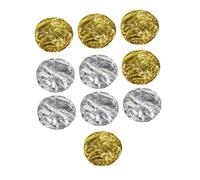 DECORNIJIA Gorros Térmicos Desechables para Procesamiento del Cabello Calentamiento Uniforme y Material de Papel Aluminio, 10 Piezas para Uso en Baño y Ducha