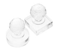 DECORNIJIA Herramientas Para Maquillaje De Ojos 2 Piezas Moldes Prensado Cuadrados y Redondos 9 Celdas y 27 Mm Para Reparación Paletas Sombras Colorete Iluminadores Uso Profesional Portátil