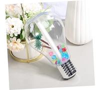 DECORNIJIA Humidificador Mini Bombilla USB Aromaterapia Difusor Aromas Vapor Frío para Hogar Oficina Dormitorio Plata