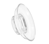 DECORNIJIA Jabonera De Vidrio Transparente 11 Cm para Lavabo Soporte Antideslizante Multiuso Baño Cocina