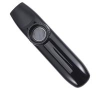 DECORNIJIA Kazoo de Doble Diafragma para Adultos y Instrumento Musical Resistente y Fácil de Tocar para Acompañar Guitarra y Ukelele de Iniciación Negro