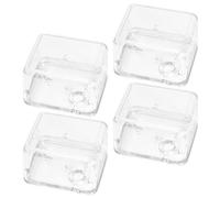 DECORNIJIA Kit de Bricolaje para Caja de Música Pequeña de Acrílico Transparente Manivela 4 Piezas Mecanismo de Cuerda Resistente a Rayaduras para Decoración y Proyectos Musicales en Casa