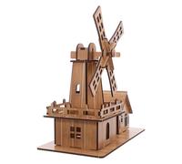 DECORNIJIA Kit de Manualidades de Molino de Viento DIY para Modelo de Construcción de Casa y Molino Puzzle Stem para Experimentos Científicos Clase Juguete Educativo para Aprender Energía y