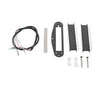 DECORNIJIA Kit de Pastillas Humbucker St para Guitarra Eléctrica, Mini Doble Bobina Alnico5, Color Negro, con Cancelación de Ruido y Graves Mejorados, Accesorios Profesionales