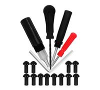 DECORNIJIA Kit Herramienta para Reparar Neumáticos de Motocicleta y Vehículo Eléctrico Compacto y Ligero Material Duradero Reparación Rápida y Eficaz para Pinchazos Accesorio Esencial