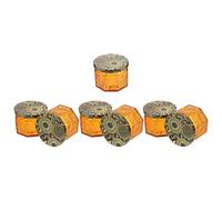 DECORNIJIA Kit para Hacer Velas 7 Tarros de Vidrio para Velas Aromáticas, Frascos para Manualidades y Decoración en Bodas y Fiestas