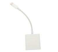 DECORNIJIA Lector de Tarjetas USB-c Doble Compatible con SD y Micro Transferencia Rápida Adaptador OTG para PC y Móviles con Material Abs Duradero