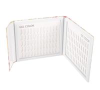 DECORNIJIA Libro de Exhibición de Colores de Uñas de Gel 120 Tonos Paleta Profesional para Manicura Tabla Práctica para Salón y Estudiantes de Arte de Uñas