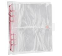 DECORNIJIA Libro de Exhibición para Pegatinas de Uñas Álbum Transparente 5 Pulgadas Capacidad 100 Piezas Organizador Multiusos para Decoración y Arte de Uñas Almacenamiento para Salón y