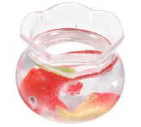 DECORNIJIA Miniatura Acuario Koi Pequeña Decoración Realista para Casa de Muñecas Adorno Micro Escena Figurita Miniatura para Espacios Reducidos