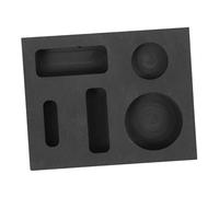 DECORNIJIA Molde de Grafito para Fundición de Metal con Drenaje Múltiple Molde de Lingote de Precisión para Joyería Kit de Fundición Resistente y Fácil Desmoldeo