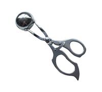 DECORNIJIA Molde para Hacer Albóndigas de Acero Inoxidable Práctico Fabricante Manual de Bolas de Carne Pescado y Arroz con Clip Automático y Diseño Pequeño para Cocina