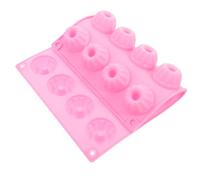 DECORNIJIA Molde Silicona Cavidades para Cupcakes y Cake Pops Rosa Resistente Horno Microondas y Lavavajillas para Chocolate y Mousse para Repostería y Camping