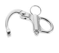 DECORNIJIA Mosquetón Fijo de Resorte Acero Inoxidable 316, 69 Mm, Grillete Autobloqueo para Aparejo Náutico, Herrajes y Accesorios Marinos para Equipos de Navegación y Yates