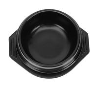 DECORNIJIA Olla para Guisos Coreana de Cerámica Resistente al Calor con Bandeja y Asas Cocción Rápida y Ahorro Energético para Cocina Casera y Restaurante