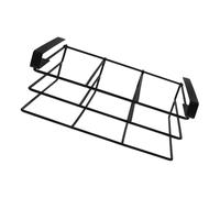 DECORNIJIA Organizador de Tablas de Cortar Doble Capa sin Taladro, Soporte Grande de Almacenaje para Cocina en Color Negro, Estante Colgante Versátil para Guardar Tablas y Utensilios, Ahorro