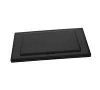 DECORNIJIA Paleta Abs de Ojos Sombras Portátil de Magnética Vacía Negro 2piezas Almacenar Fácil de Llevar para Cosméticos para Mujer
