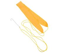 DECORNIJIA Paño de Limpieza para Saxofón y Flauta, Fleece Amarillo, No Suelta Pelusa, Mantiene el Interior Limpio y Seco para Músico