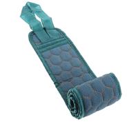 DECORNIJIA Paño Exfoliante Corporal Largo para Ducha, Toallita de Baño para Adultos, Depurador de Espalda No Irritante, Color Flor Azul, Adecuado para Limpieza Profunda del Cuerpo