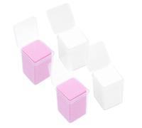 DECORNIJIA Paños de Algodón para Limpieza de Pegamento de Pestañas 200 Unidades Tamaño Estándar Disco Absorbente Limpiador para Botellas de Pegamento Uso Profesional y Diario para Mujeres