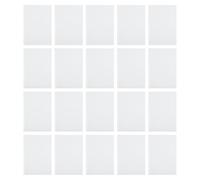 DECORNIJIA Papel Adhesivo Autoadhesivo A4 120 G Doble Cara, 200 Hojas 30 Agujeros para Álbum de Pegatinas, Hojas Sueltas Reutilizables para Scrapbooking y Recambios de Cuaderno