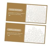 DECORNIJIA Paquete De 1000 Cuentas Uv Transparentes Abalorios Plásticos Reactivos Luz Solar para Bisutería DIY Cambio Mágico de Color para Pulseras y Collares