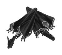 DECORNIJIA Paraguas para Teléfono Móvil con Clip Negro y Tubo Metálico Flexible Parasol para Coche Antirreflejo y Protección Solar 2 Unidades Soporte Ajustable para Navegación y Viajes en