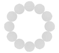 DECORNIJIA Parche Adhesivo de Árbitro Redondo 60 MM Negro Gancho y Bucle Autoadhesivo Cierre de Doble Cara para Uniformes Deportivos Bricolaje y Decoración Pack de 12 Unidades