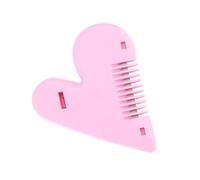 DECORNIJIA Peine Cortapelo Doble Cara Portátil, Recortadora De Cabello Peine, Herramienta De Reparación De Puntas Abiertas Para Mujer y Niños, Tamaño Medio, Acero Duradero, Uso Autoservicio y Viaje