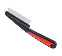 DECORNIJIA Peine Cuero Cabelludo de Acero Inoxidable Púa de Metal, Antiestático y Profesional para Hombres, Mujeres, Niños y Mascotas