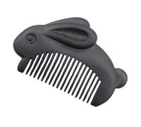 DECORNIJIA Peine Pequeño de Madera Antiestático con Diseño de Conejo Ligero y Portátil para Tipo de Cabello Seguro y Duradero para Diario