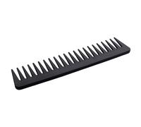 DECORNIJIA Peine y Cuidado sin Dañar el Cabello Negro para Hombres de Fibra de Carbono Dientes Anchos, Resistente y Diseñado para Peinados hacia Atrás