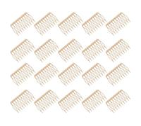 DECORNIJIA Peines Laterales Metálicos Cabello 20 Piezas Peine Francés de 10 Dientes Orificios de Aleación Resistente para Moños Pasadores de Pelo Imperdibles para Fiesta y Uso Diario