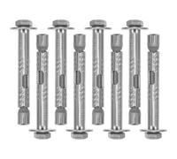 DECORNIJIA Pernos de Anclaje de Expansión M6 X 60 MM de Acero Inoxidable 304 Tornillos de Fijación Tuerca Externa Kit de 8 Unidades para Anclajes de Pared en Concreto Ladrillo y